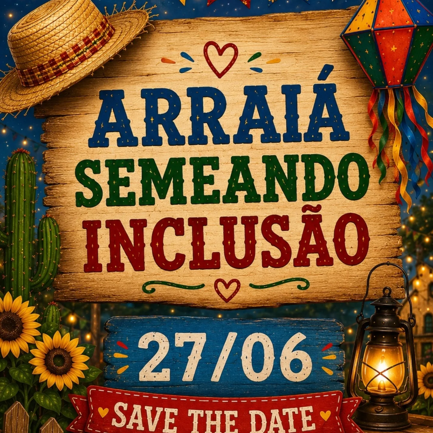 1º Arraiá da Inclusão
