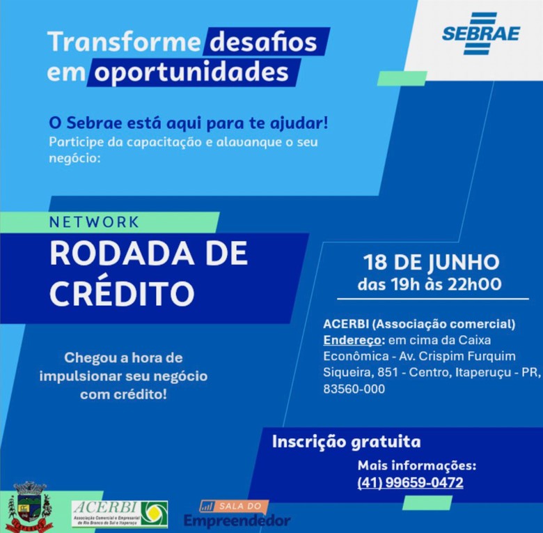 Rodada de Crédito | SEBRAE